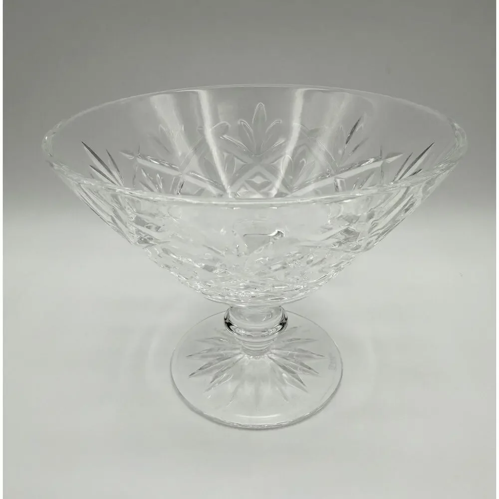 Waterford Crystal INNISFREE Footed Compote 6” Candy Dish Decorative Vintage